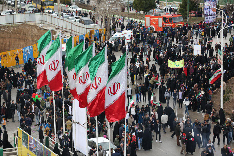 برگزاری راهپیمایی یوم‌الله ۲۲ بهمن در شهرهای لرستان + عکس