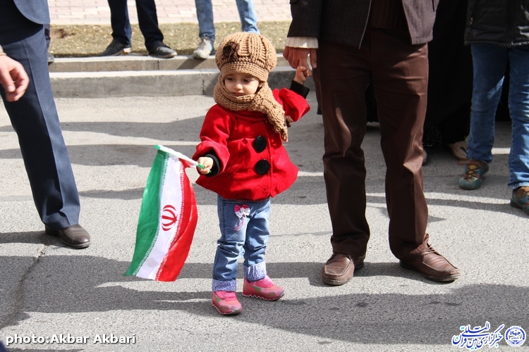 جلوه‌هایی از راهپیمایی 22 بهمن در شهرکرد