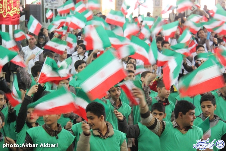 جلوه‌هایی از راهپیمایی 22 بهمن در شهرکرد
