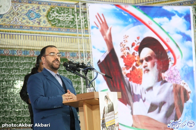 جلوه‌هایی از راهپیمایی 22 بهمن در شهرکرد