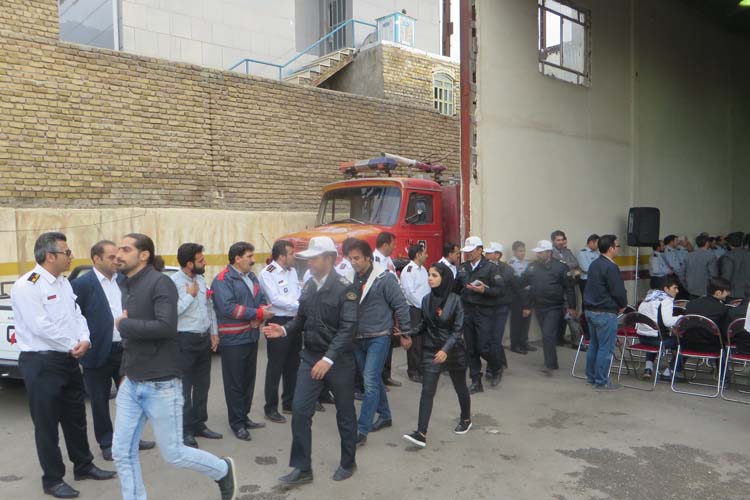 گزارش تصویری مراسم بزرگداشت شهدای آتش‌نشان در خرم‌آباد