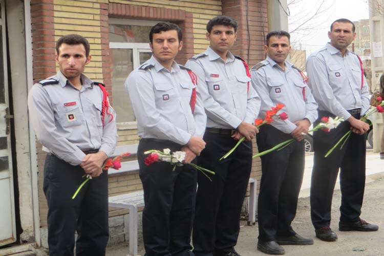 گزارش تصویری مراسم بزرگداشت شهدای آتش‌نشان در خرم‌آباد