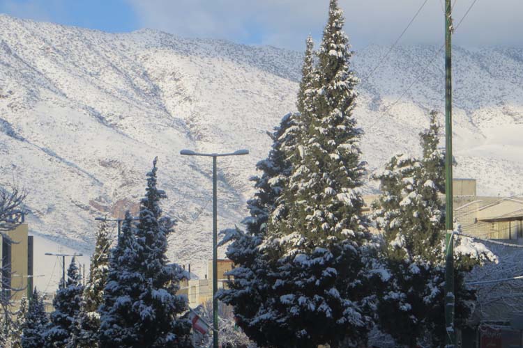 اشاره غیرمستقیم به «برف» در آیه 43 سوره نور