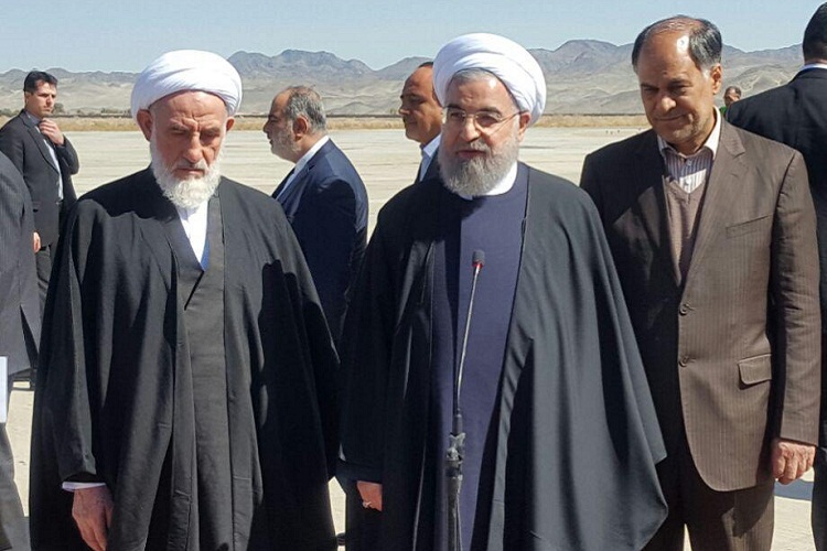 رییس جمهوری وارد زاهدان شد + عکس