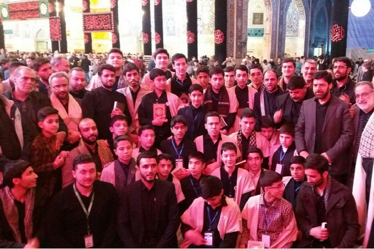 محفل قرآنی قاریان سیستان و بلوچستان در کربلا + عکس