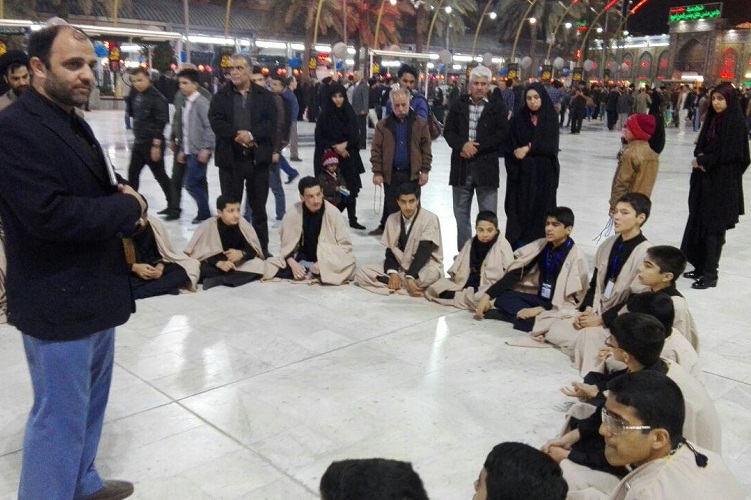 محفل قرآنی قاریان سیستان و بلوچستان در کربلا + عکس