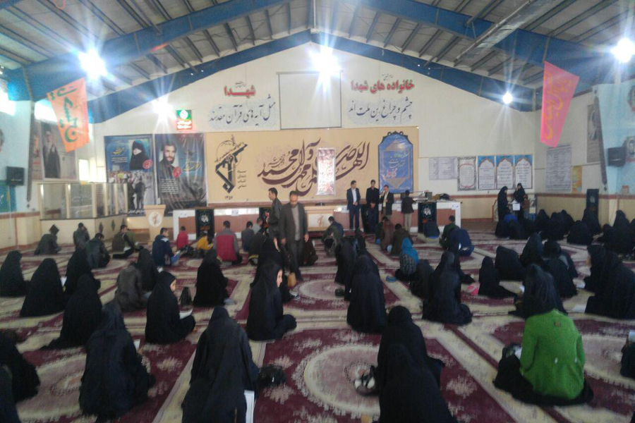 برگزاری آزمون حفظ قرآن در دانشگاه پیام‌نور کوهدشت + عکس