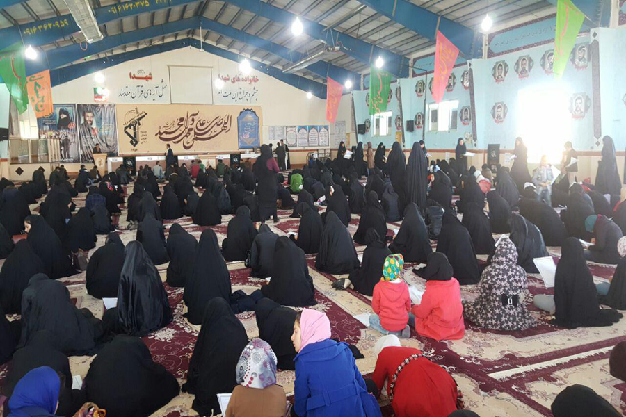 برگزاری آزمون حفظ قرآن در دانشگاه پیام‌نور کوهدشت + عکس