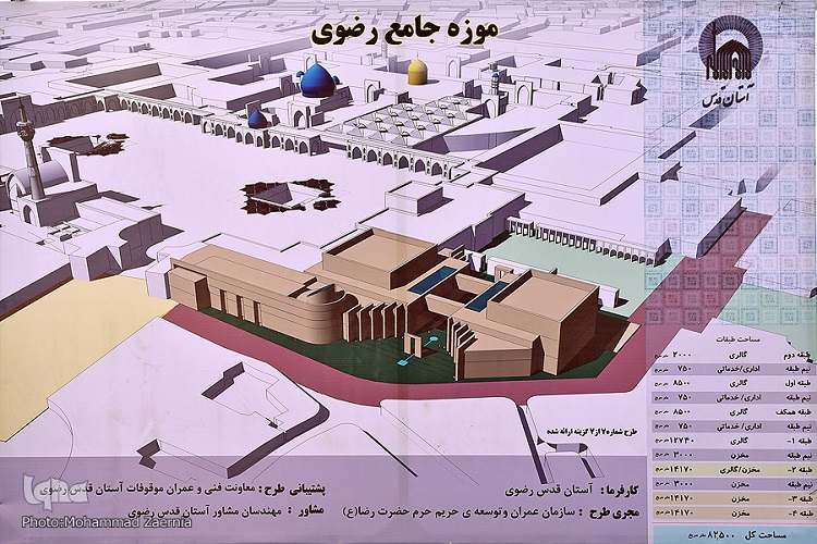 کلنگ احداث موزه جامع رضوی زده شد