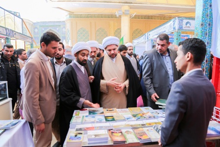 آثار جدید دارالقرآن آستان علوی در نمایشگاه کتاب نجف آثار جدید دارالقرآن آستان علوی در نمایشگاه کتاب نجف