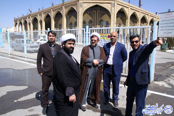 بازدید مدیرکل اوقاف از امامزاده سیدجعفر محمد(ع) یزد