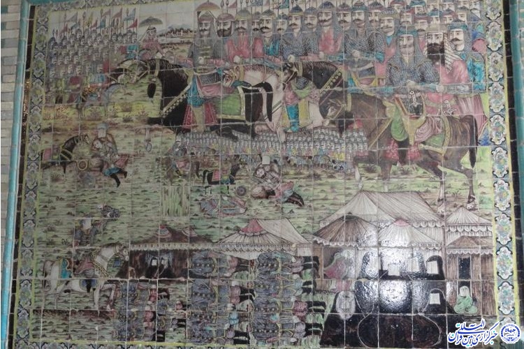 تکیه معاون‌الملک زیباترین کاشی‌کاری دنیا در کرمانشاه