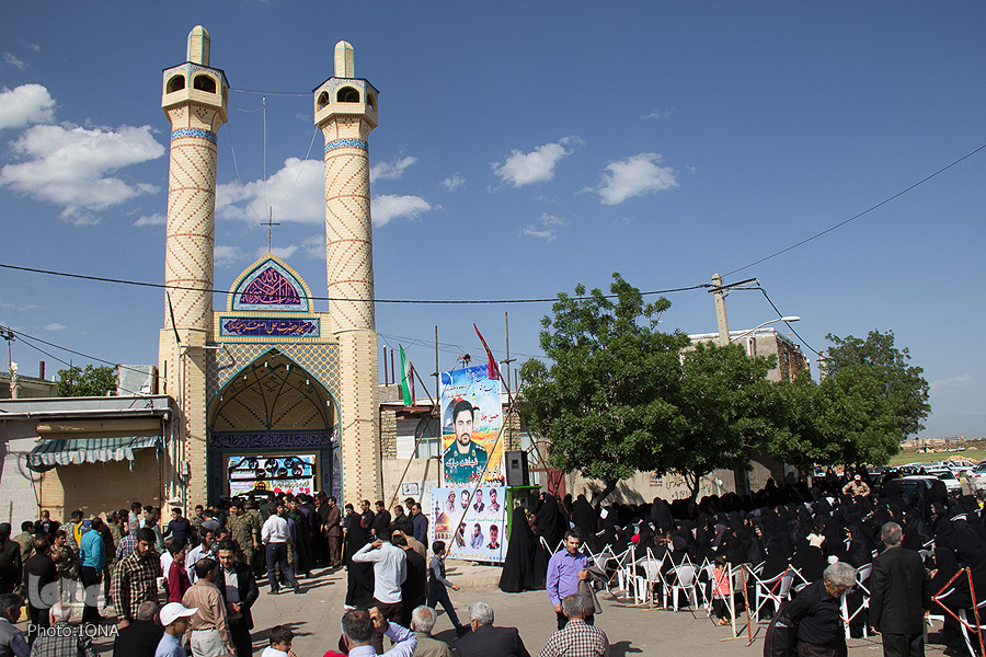 گزارش تصویری/ مراسم گرامیداشت شهید جاویدالاثر و مدافع حرم، ذکریا شیری