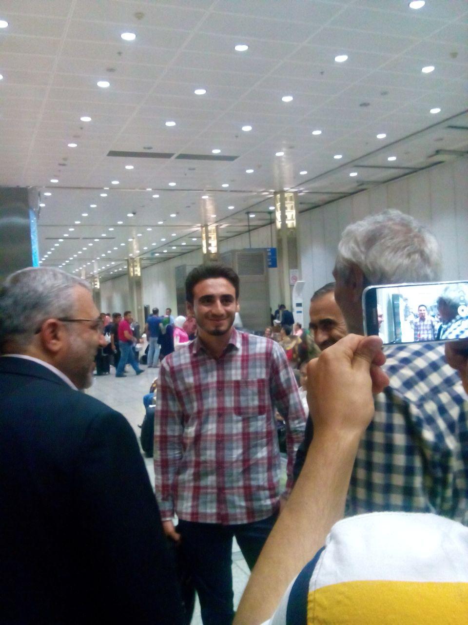 سید مصطفی حسینی ساعتی پیش وارد مالزی شد + تصاویر