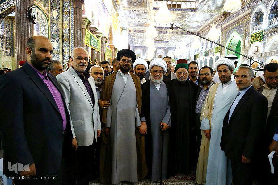 بازدید مدیران آستان قدس رضوی از مجموعه اقامتی «مدینه الزائرین» کربلای معلی