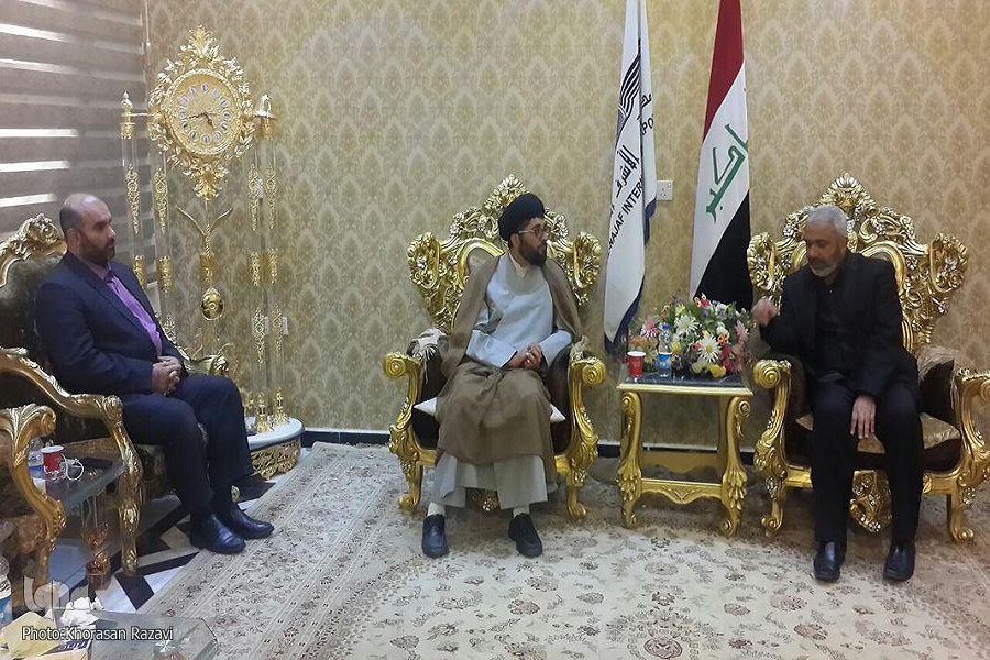 بازدید مدیران آستان قدس رضوی از مجموعه اقامتی «مدینه الزائرین» کربلای معلی