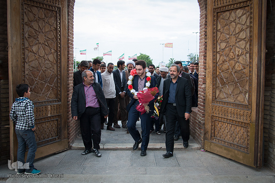 گزارش تصویری/ مراسم استقبال از سید مصطفی حسینی در قزوین