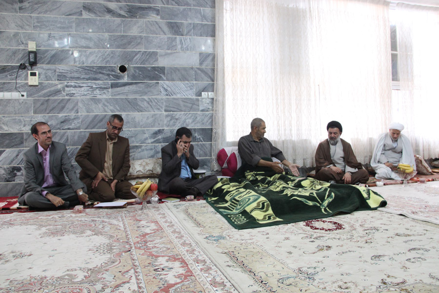 دیدار آیت‌الله میرعمادی با شهید زنده لرستانی