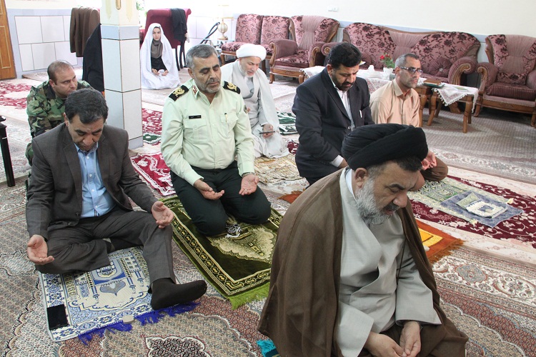 دیدار آیت‌الله میرعمادی با شهید زنده لرستانی
