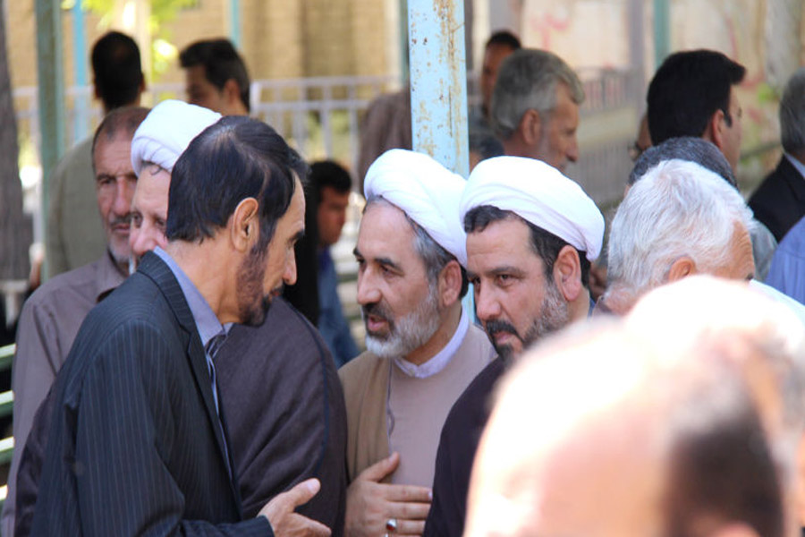 مراسم خاکسپاری خادم‌القرآن کوهدشت + عکس