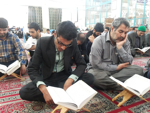 محفل انس با قرآن کریم در شهر زاویه برگزار شد
