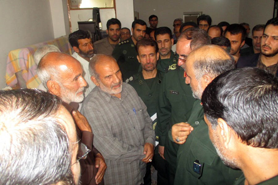 دیدار مسئولان سپاه لرستان با خانواده شهید مدافع حرم