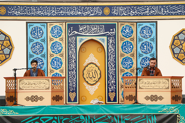 مراسم جزءخوانی ضیافه الحسین(ع)+عکس