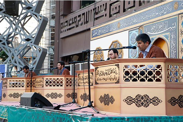 مراسم جزءخوانی ضیافه الحسین(ع)+عکس