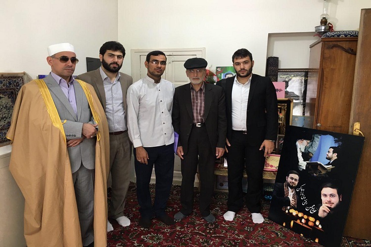 حضور قاری مصری در منزل شهید حاجی‌حسنی‌کارگر