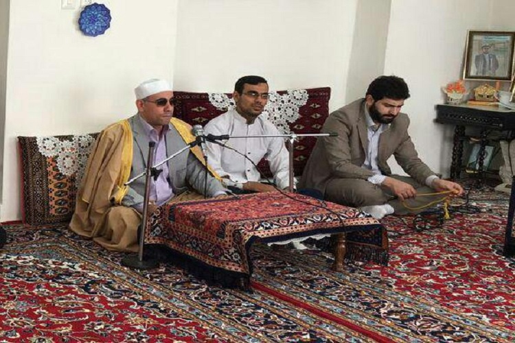 حضور قاری مصری در منزل شهید حاجی‌حسنی‌کارگر