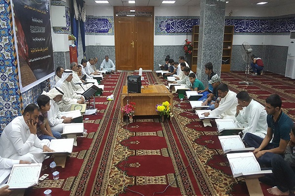 ختم قرآن رمضانیه در مدرسه قرآنی امام علی(ع) کربلا