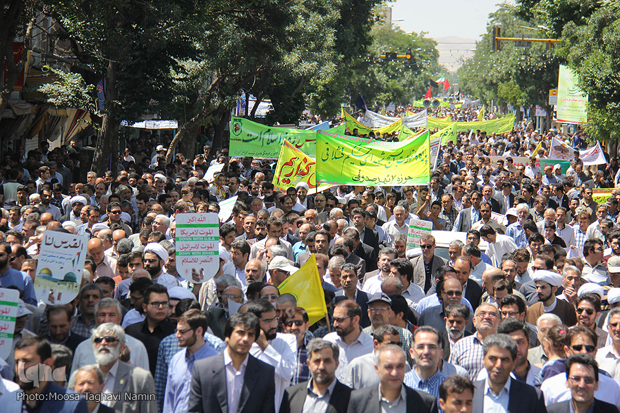 راهپیمایی روز جهانی قدس در اردبیل