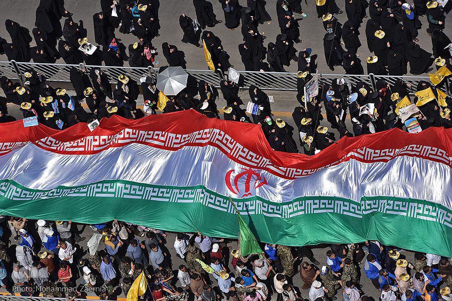 شکوهی دیگر در جوار حرم رضوی/ «آری قدس؛ تو پاره تن اسلامی»