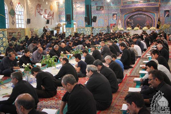 جزء خوانی قرآن کریم در آستان مقدس حضرت سیدالکریم(ع)+تصاویر