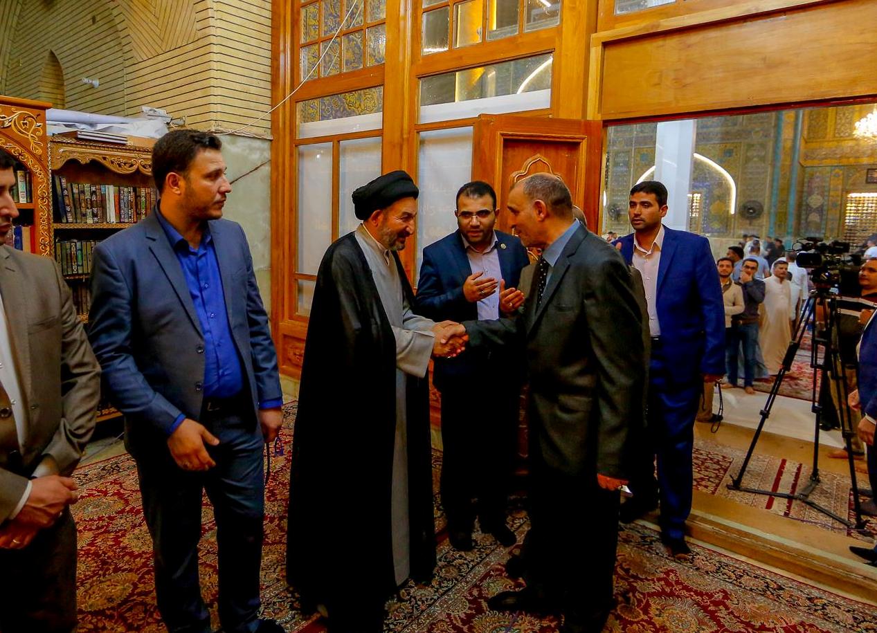 برگزاری مجلس ختم شهدای جنایت «الکرادة» در حرم علوی