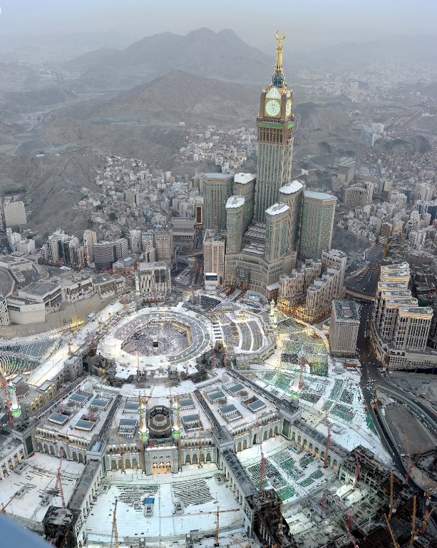 تصاوير زيبای هوايی از مسجدالحرام