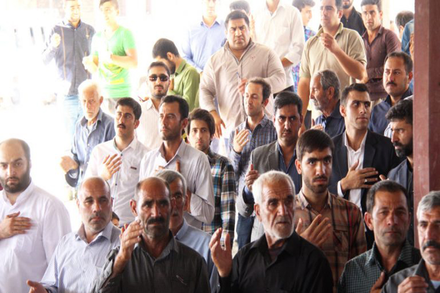 مراسم اربعین اولین شهید مدافع حرم کوهدشت + عکس