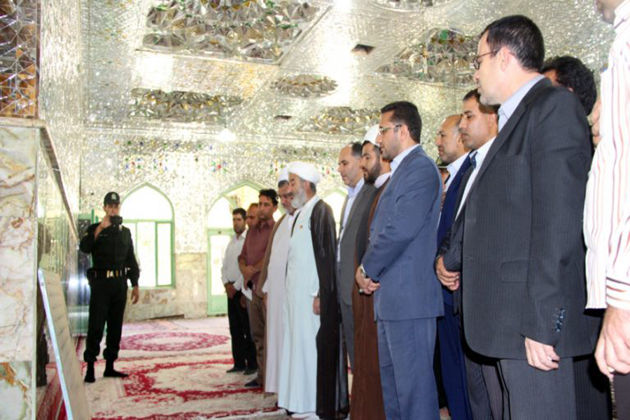 آیین غبارروبی حرم امامزاده محمد(ع) کوهدشت + عکس