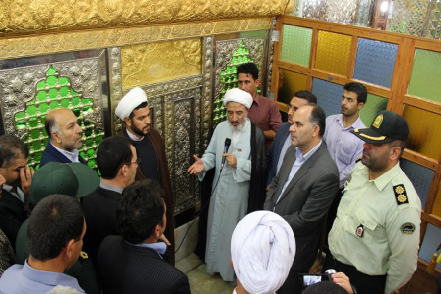 آیین غبارروبی حرم امامزاده محمد(ع) کوهدشت + عکس