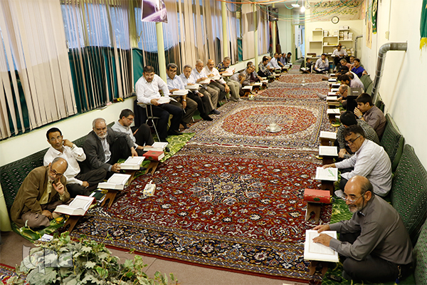 یادی از آتش‌نشان جوان در جلسه قرآن/ هم‌نوایی استاد و شاگرد