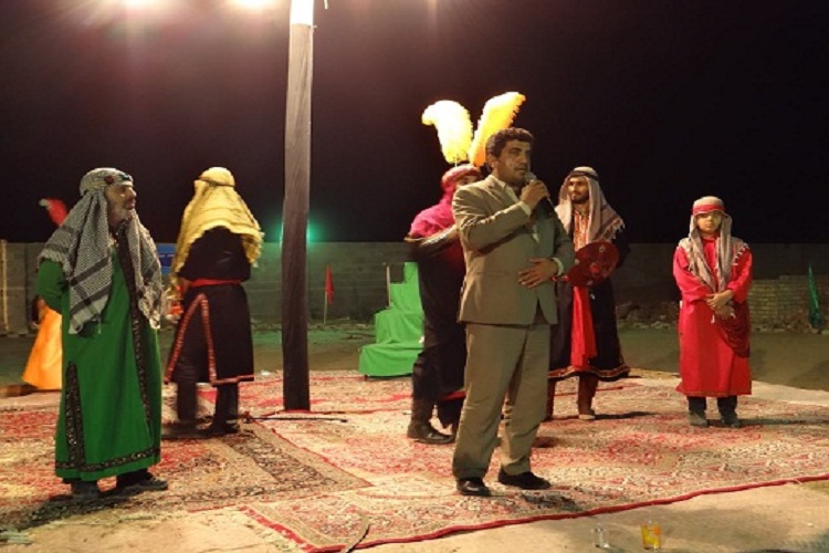 اجرای تعزیه به مناسبت شهادت امام علی(ع)در مأمونیه+عکس