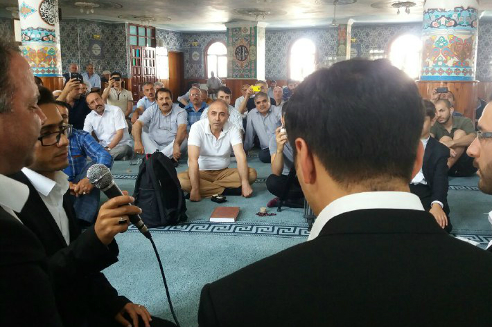 سفیران نور در مسجد «امام حسین(ع)» استانبول + عکس