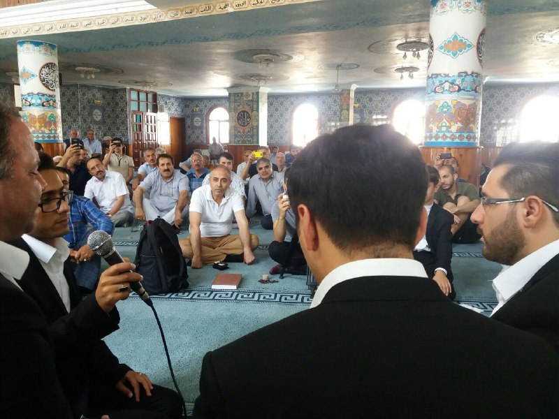 سفیران نور در مسجد «امام حسین(ع)» استانبول + عکس
