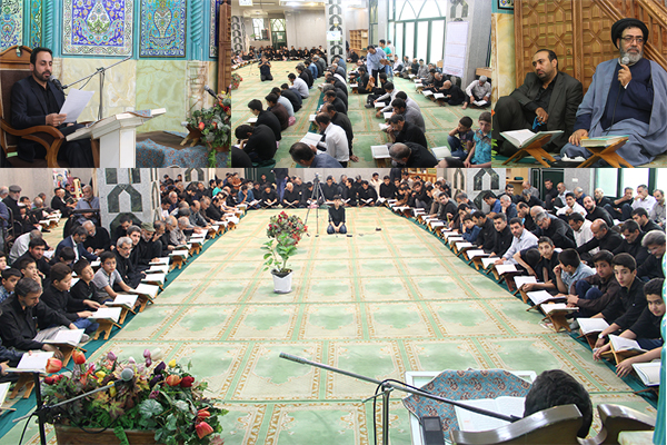 محفلی متفاوت در مسجد جامع حسینی شادآباد+صوت وعکس