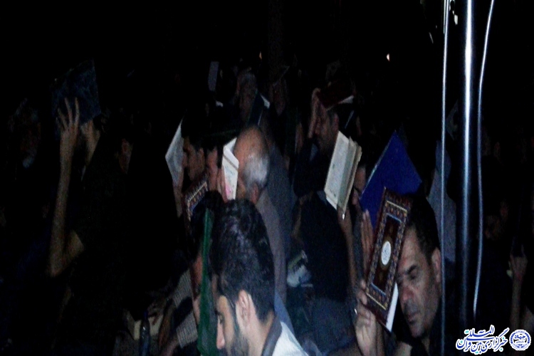 خداحافظی با شب نزول وحی در جوار بقعه متبرکه امامزاده شعیب(ع)