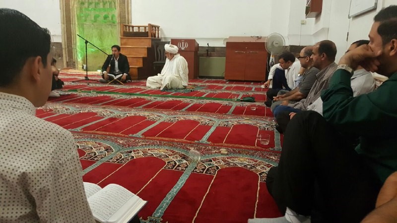 محفل انس با قرآن در مسجد کبود ایروان + عکس
