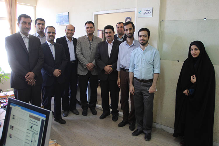 بازدید مدیرکل دادگستری استان قزوین از خبرگزاری ایکنا قزوین