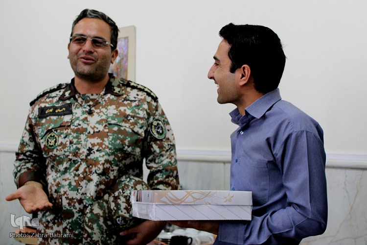 بازدید مسئولان عقیدتی سیاسی پدافند هوایی اراک از ایکنای مرکزی