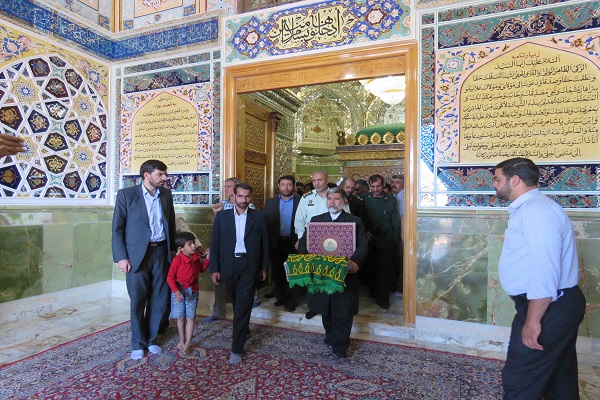 ورود خادمان آستان قدس رضوی به شهرضا