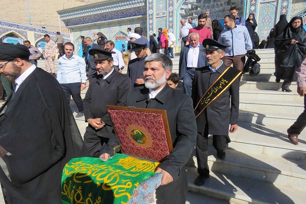 ورود خادمان آستان قدس رضوی به شهرضا